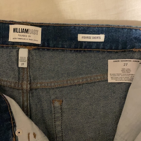 Two tone denim shorts - Picture 3 of 3